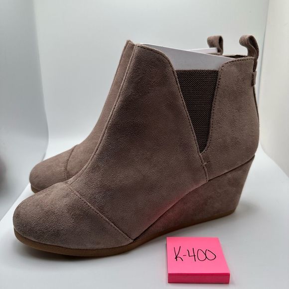 DUNES Women's Wedge Bootie 10 TAUPE - Picture 3 of 7